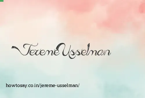 Jereme Usselman