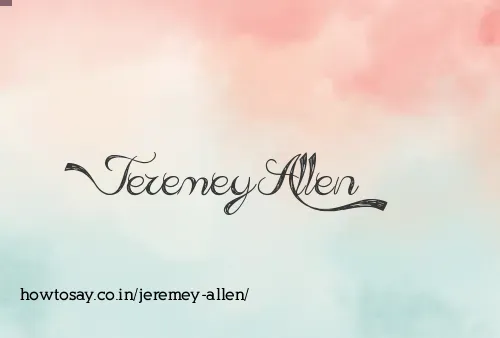 Jeremey Allen
