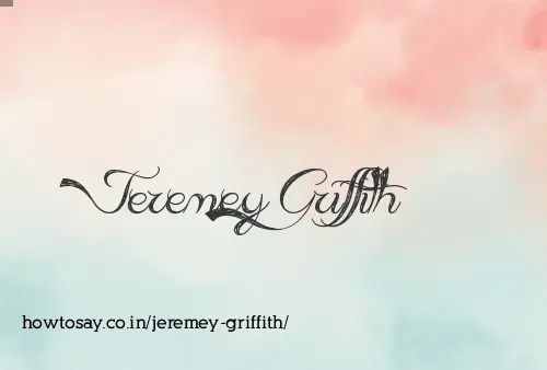 Jeremey Griffith