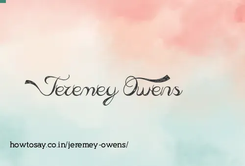 Jeremey Owens