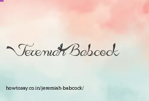Jeremiah Babcock