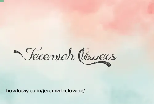 Jeremiah Clowers