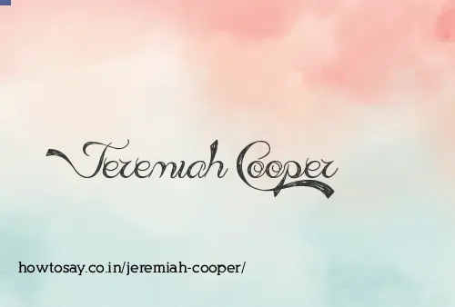 Jeremiah Cooper