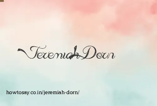 Jeremiah Dorn