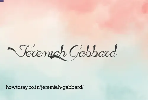 Jeremiah Gabbard