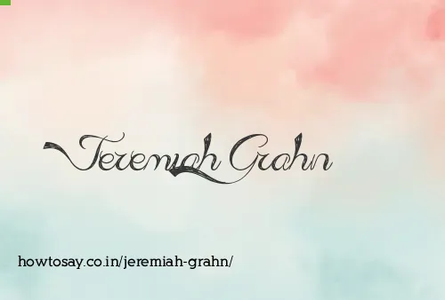 Jeremiah Grahn