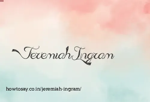 Jeremiah Ingram