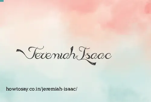 Jeremiah Isaac