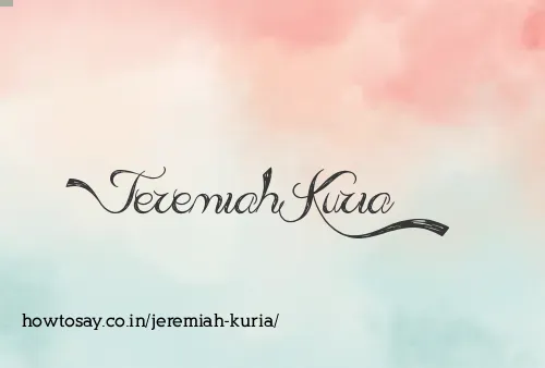 Jeremiah Kuria