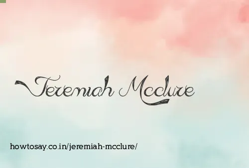 Jeremiah Mcclure