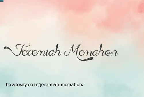 Jeremiah Mcmahon