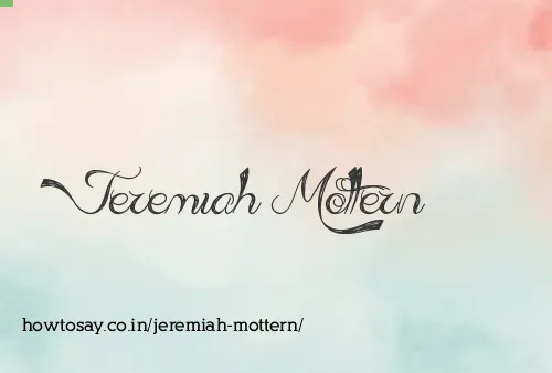 Jeremiah Mottern
