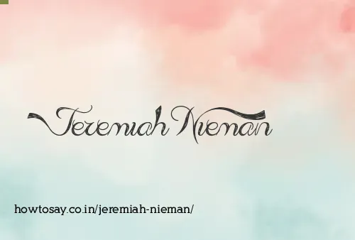 Jeremiah Nieman