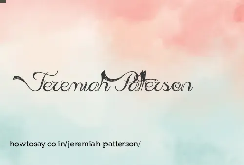 Jeremiah Patterson
