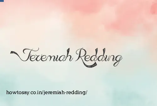Jeremiah Redding