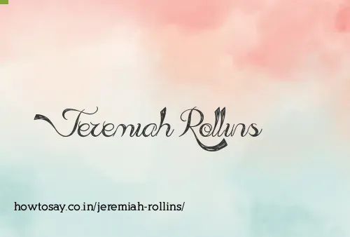 Jeremiah Rollins