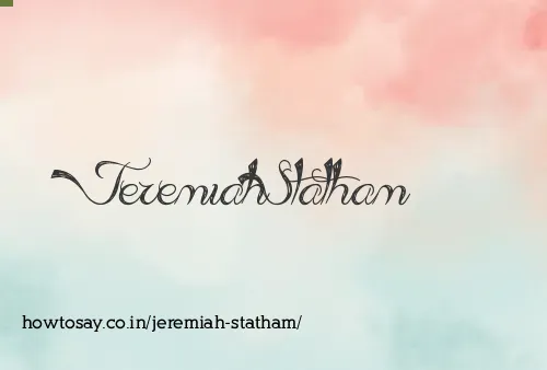 Jeremiah Statham