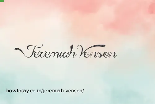 Jeremiah Venson