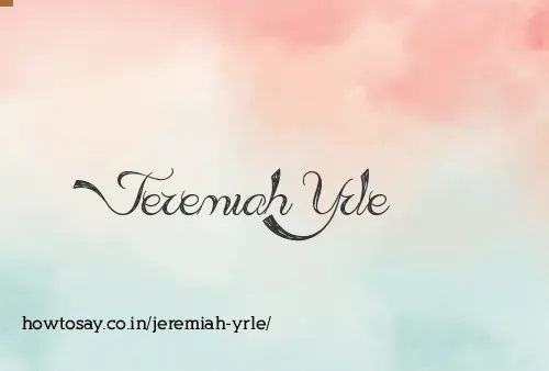 Jeremiah Yrle