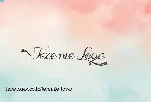 Jeremie Loya