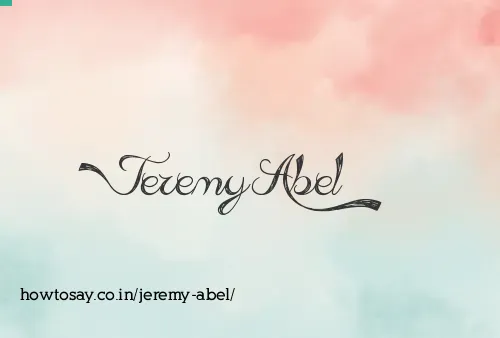 Jeremy Abel