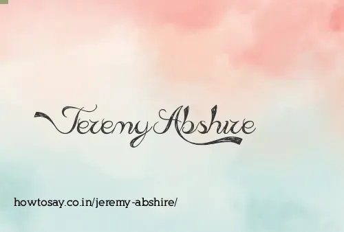 Jeremy Abshire