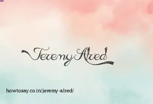 Jeremy Alred