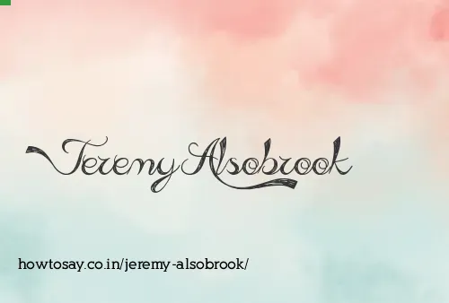 Jeremy Alsobrook