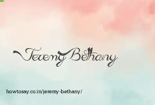 Jeremy Bethany