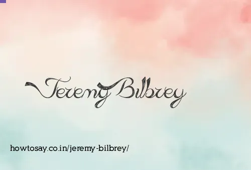 Jeremy Bilbrey
