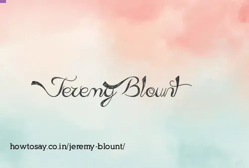 Jeremy Blount