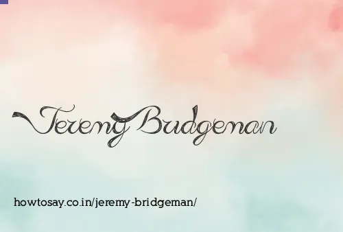 Jeremy Bridgeman