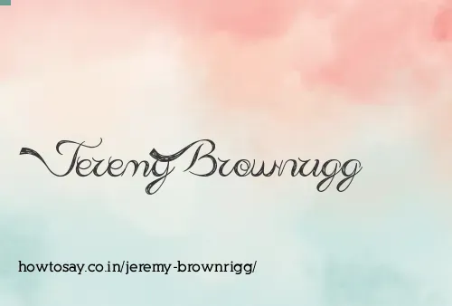 Jeremy Brownrigg