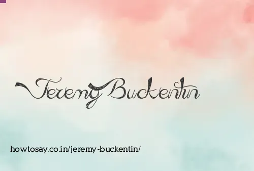 Jeremy Buckentin