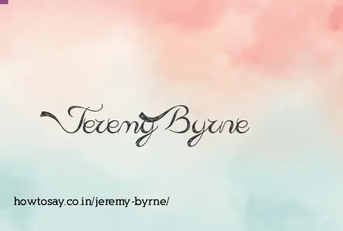 Jeremy Byrne