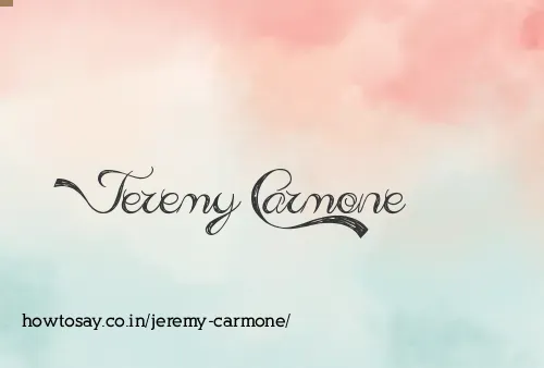 Jeremy Carmone