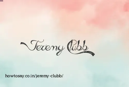 Jeremy Clubb