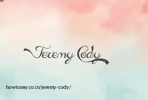 Jeremy Cody