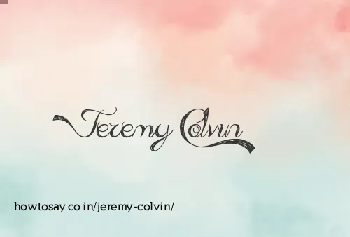 Jeremy Colvin