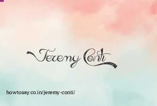 Jeremy Conti