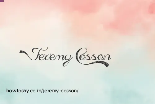 Jeremy Cosson