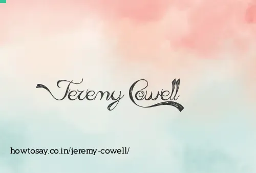 Jeremy Cowell