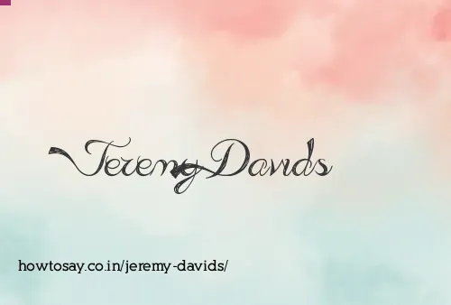 Jeremy Davids