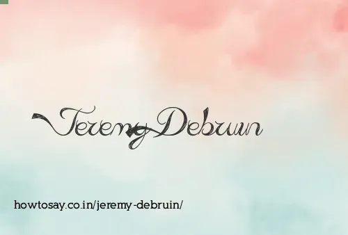 Jeremy Debruin