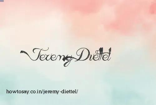 Jeremy Diettel