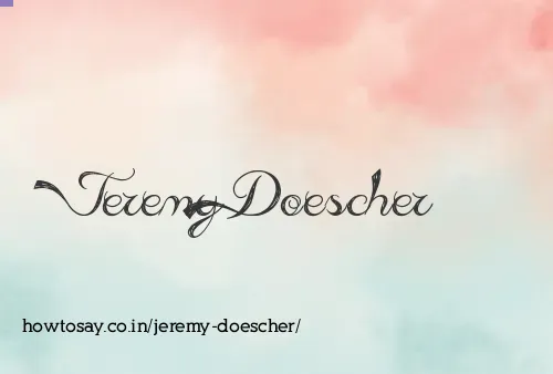 Jeremy Doescher
