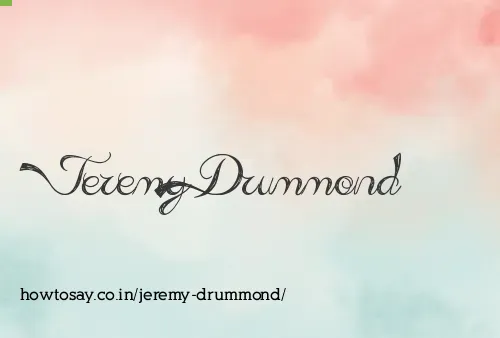 Jeremy Drummond