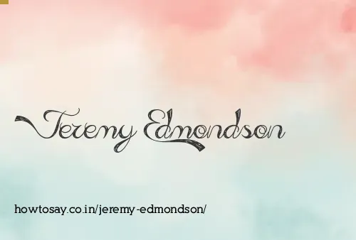Jeremy Edmondson