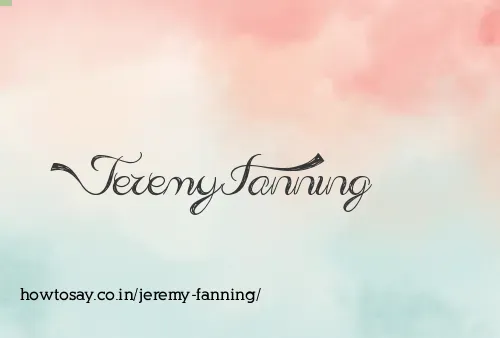 Jeremy Fanning