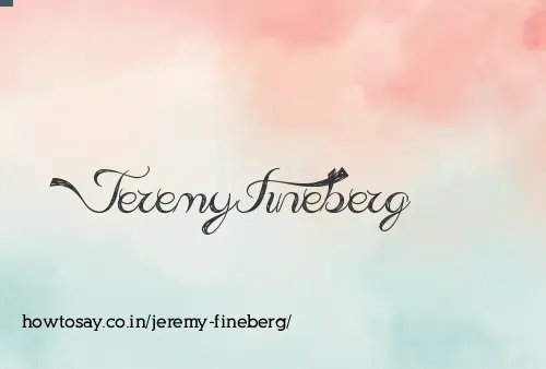 Jeremy Fineberg
